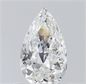 Natural Diamond 0.40 Carats, Pear with  Cut, F Color, SI2 Clarity and Certified by GIA