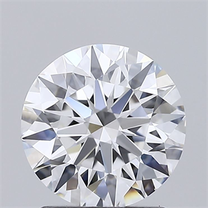 Picture of Lab Grown Diamond 1.56 Carats, Round with Ideal Cut, D Color, VS1 Clarity and Certified by IGI