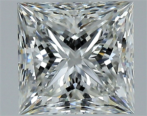 Foto Diamante Natural 3.21 quilates, Princesa , Color I, claridad VS2 y certificado GIA de