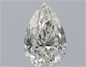 Natural Diamond 0.71 Carats, Pear with  Cut, I Color, SI1 Clarity and Certified by GIA