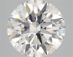Picture of Lab Grown Diamond 3.58 Carats, Round with Ideal Cut, H Color, VS1 Clarity and Certified by IGI