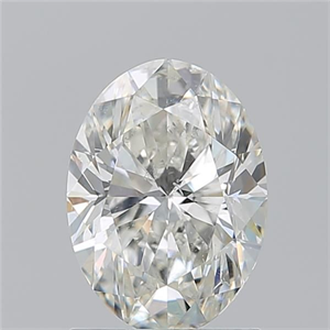 Picture of Natural Diamond 1.50 Carats, Oval with  Cut, I Color, SI1 Clarity and Certified by GIA