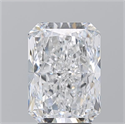 Diamante Natural 4.05 quilates, Radiante , Color D, claridad VVS2 y certificado GIA