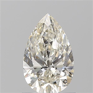 Picture of Natural Diamond 1.02 Carats, Pear with  Cut, J Color, SI1 Clarity and Certified by GIA
