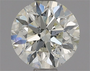 Picture of Natural Diamond 0.60 Carats, Round with Excellent Cut, L Color, SI1 Clarity and Certified by GIA
