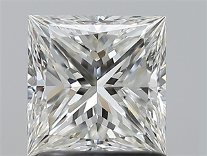 Foto Diamante Natural 1.20 quilates, Princesa , Color H, claridad SI1 y certificado GIA de