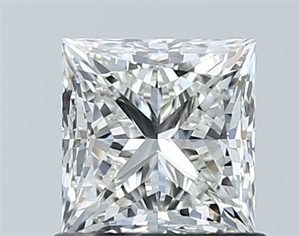 Picture of Natural Diamond 1.01 Carats, Princess with  Cut, H Color, VS2 Clarity and Certified by GIA