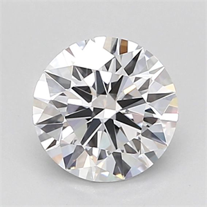 Picture of Lab Grown Diamond 1.03 Carats, Round with Ideal Cut, D Color, VVS2 Clarity and Certified by IGI