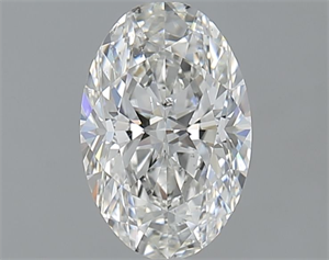 Picture of Natural Diamond 1.03 Carats, Oval with  Cut, H Color, SI1 Clarity and Certified by GIA