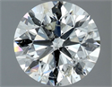Natural Diamond 1.50 Carats, Round with Excellent Cut, H Color, SI2 Clarity and Certified by IGI