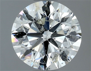 Picture of Natural Diamond 1.50 Carats, Round with Excellent Cut, H Color, SI2 Clarity and Certified by IGI