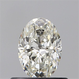 Foto Diamante Natural 0.51 quilates, Ovalado , Color I, claridad SI2 y certificado GIA de