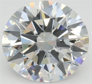 Picture of Lab Grown Diamond 3.05 Carats, Round with Excellent Cut, E Color, VS1 Clarity and Certified by GIA