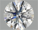 Lab Grown Diamond 1.01 Carats, Round with Excellent Cut, E Color, VS1 Clarity and Certified by IGI