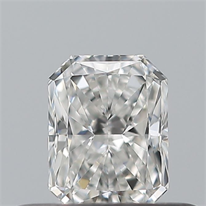 Picture of Natural Diamond 0.30 Carats, Radiant with  Cut, F Color, VVS1 Clarity and Certified by GIA