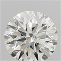 Natural Diamond 0.60 Carats, Round with Excellent Cut, K Color, SI1 Clarity and Certified by IGI