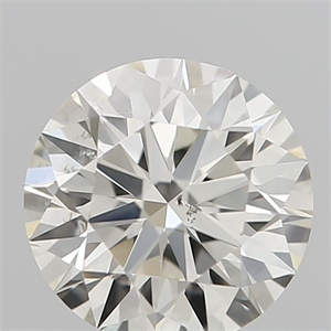 Picture of Natural Diamond 0.60 Carats, Round with Excellent Cut, K Color, SI1 Clarity and Certified by IGI