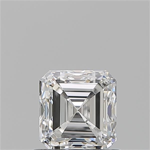 Foto Diamante Natural 0.90 quilates, Asscher , Color F, claridad VVS1 y certificado GIA de