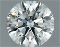 Natural Diamond 1.04 Carats, Round with Excellent Cut, H Color, VS2 Clarity and Certified by IGI
