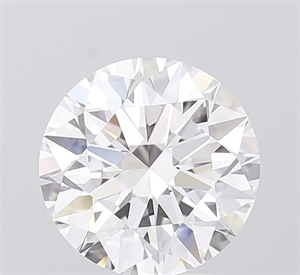 Picture of Lab Grown Diamond 3.06 Carats, Round with Ideal Cut, D Color, IF Clarity and Certified by IGI