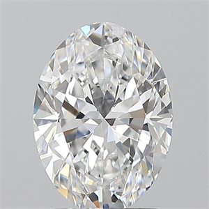 Picture of Natural Diamond 1.70 Carats, Oval with  Cut, E Color, VS1 Clarity and Certified by GIA