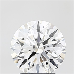 Picture of Lab Grown Diamond 2.20 Carats, Round with Ideal Cut, F Color, VVS2 Clarity and Certified by IGI