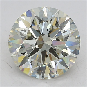 Picture of Lab Grown Diamond 3.06 Carats, Round with Ideal Cut, J Color, VS1 Clarity and Certified by IGI