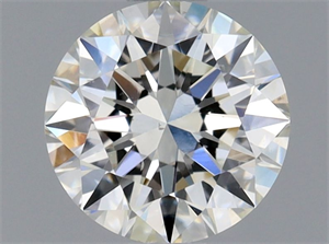 Picture of Natural Diamond 0.90 Carats, Round with Excellent Cut, I Color, VS2 Clarity and Certified by GIA