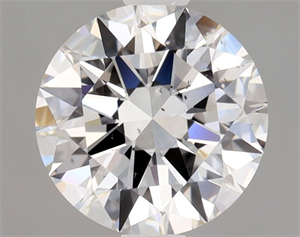 Picture of Natural Diamond 0.90 Carats, Round with Excellent Cut, D Color, SI1 Clarity and Certified by GIA