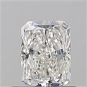 Natural Diamond 0.59 Carats, Radiant with  Cut, H Color, VS1 Clarity and Certified by GIA