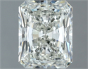 Natural Diamond 1.52 Carats, Radiant with  Cut, H Color, SI1 Clarity and Certified by IGI