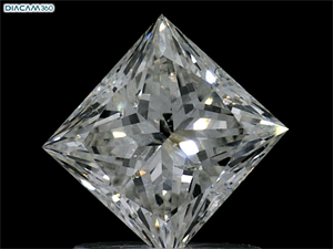 Foto Diamante Natural 1.02 quilates, Princesa , Color H, claridad I1 y certificado GIA de