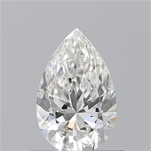 Picture of Natural Diamond 0.70 Carats, Pear with  Cut, H Color, VS1 Clarity and Certified by GIA
