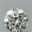 Diamante Natural 0.45 quilates, Redondo , Color G, claridad IF y certificado IGI