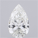 Natural Diamond 0.60 Carats, Pear with  Cut, G Color, VVS1 Clarity and Certified by GIA