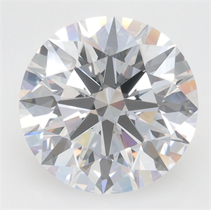 Picture of Lab Grown Diamond 3.40 Carats, Round with Excellent Cut, D Color, VVS2 Clarity and Certified by GIA