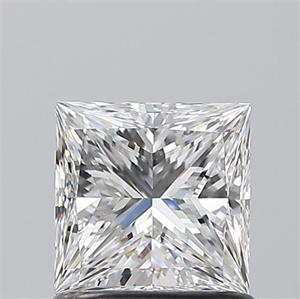 Picture of Natural Diamond 1.01 Carats, Princess with  Cut, D Color, VS1 Clarity and Certified by GIA