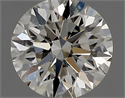 Natural Diamond 0.42 Carats, Round with Excellent Cut, J Color, VS1 Clarity and Certified by GIA