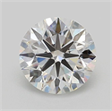 Lab Grown Diamond 1.03 Carats, Round with Ideal Cut, D Color, VVS1 Clarity and Certified by IGI
