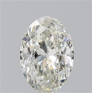Foto Diamante Natural 1.01 quilates, Ovalado , Color J, claridad VVS1 y certificado GIA de