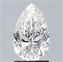 Diamante Natural 1.51 quilates, De pera , Color F, claridad SI2 y certificado IGI