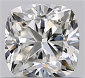 Natural Diamond 0.54 Carats, Cushion with  Cut, H Color, SI1 Clarity and Certified by GIA