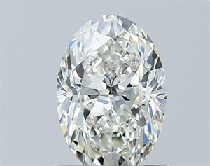 Picture of Natural Diamond 1.00 Carats, Oval with  Cut, H Color, VS2 Clarity and Certified by GIA