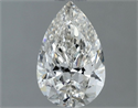 Natural Diamond 0.90 Carats, Pear with  Cut, J Color, VS1 Clarity and Certified by GIA