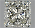 Natural Diamond 1.71 Carats, Princess with  Cut, L Color, VS2 Clarity and Certified by GIA