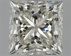 Picture of Natural Diamond 1.71 Carats, Princess with  Cut, L Color, VS2 Clarity and Certified by GIA