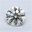 Natural Diamond 1.07 Carats, Round with Excellent Cut, M Color, I1 Clarity and Certified by GIA