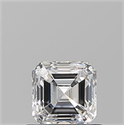 Diamante Natural 0.71 quilates, Asscher , Color D, claridad SI1 y certificado GIA