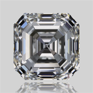 Foto Diamante Natural 1.01 quilates, Asscher , Color F, claridad VVS1 y certificado GIA de