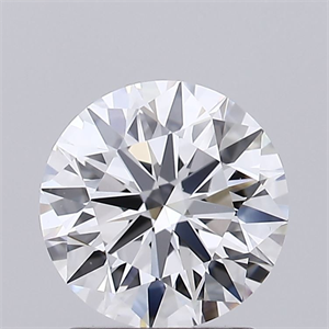 Picture of Lab Grown Diamond 1.50 Carats, Round with Ideal Cut, D Color, VS1 Clarity and Certified by IGI